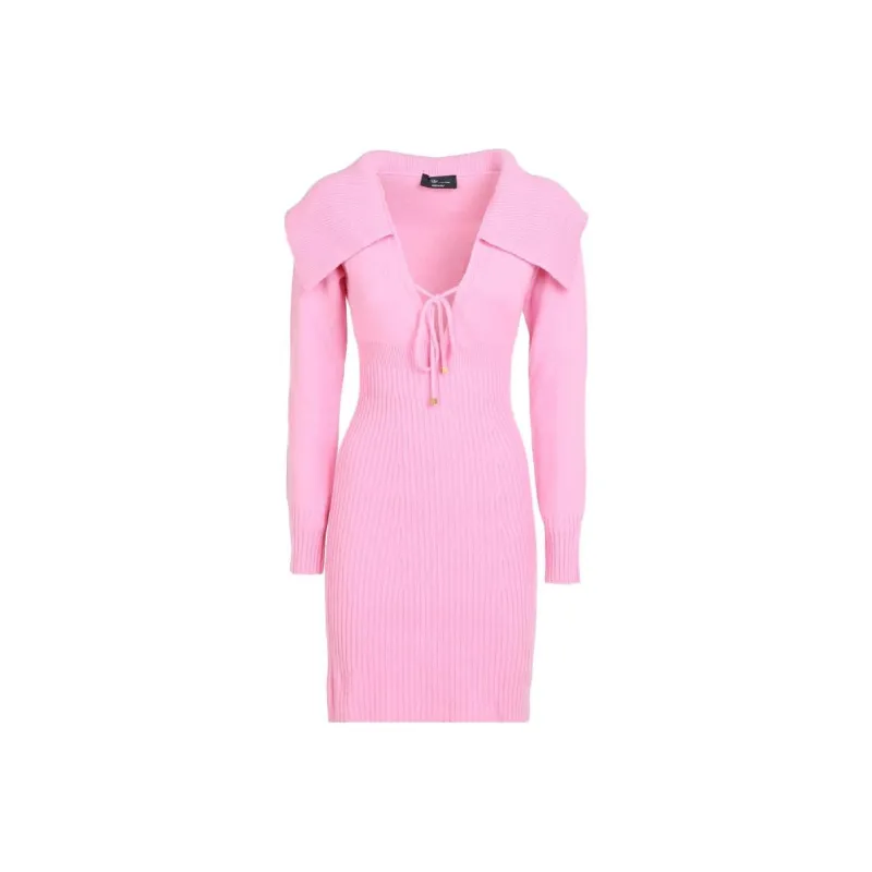 Blumarine Long-Sleeved Dresses Women's Pink-0