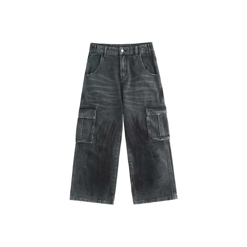 BLUELANDINC Jeans Women's Washed Gray-0