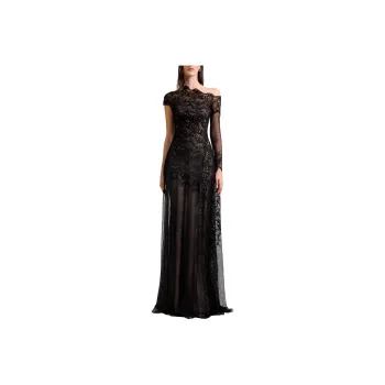 Gemy Maalouf Long-Sleeved Dresses Women's Black