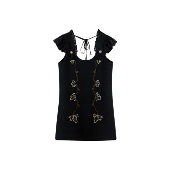NancyCavally Sleeveless Dress Women's Black