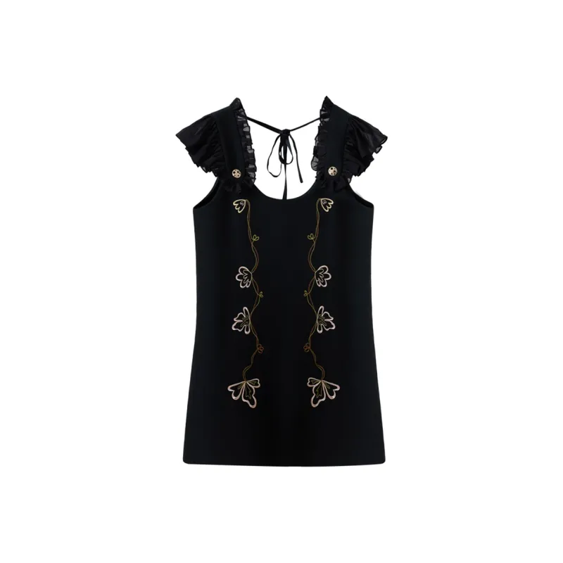 NancyCavally Sleeveless Dress Women's Black-0