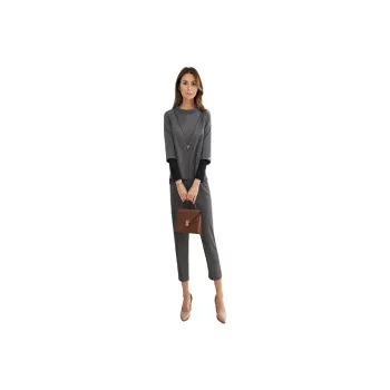 Mapping Casual Suit Women's Gray