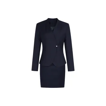 DonnaZilan Business Suits Women's Navy Blue