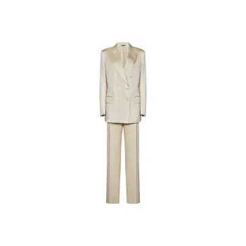 TOM FORD Double Breasted Satin Blazer