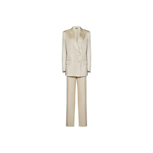 TOM FORD Double Breasted Satin Blazer
