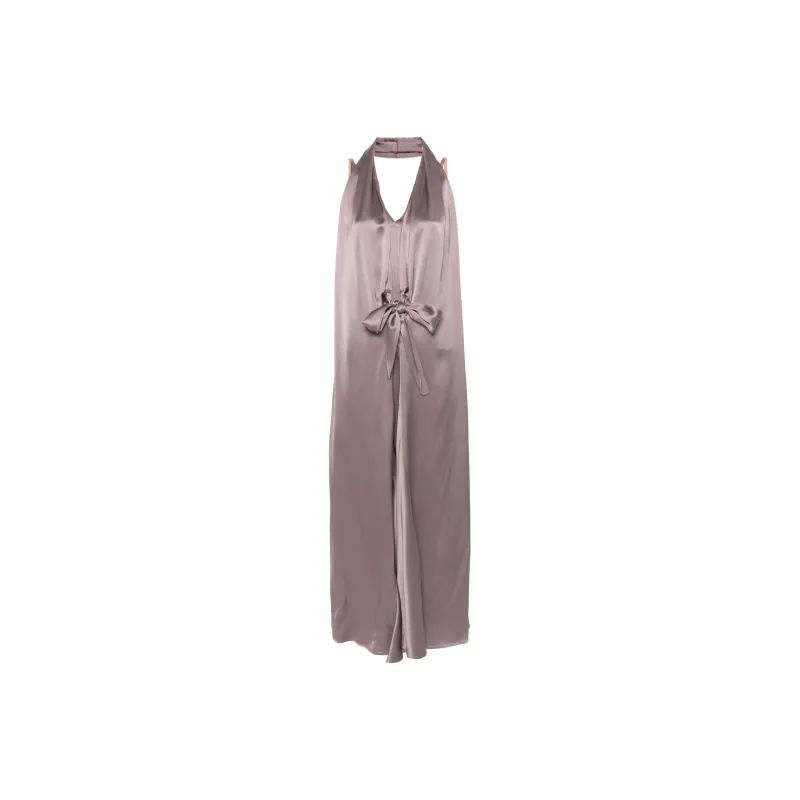 Alysi Satin Maxi Dress-0