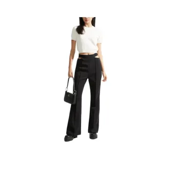 CALVIN KLEIN Knitted Sports Pants Women's Space Black