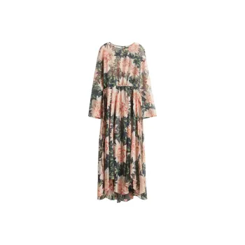 H&M Long Sleeved Dress Women's Multicolor