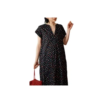 FREAK'S STORE Short Sleeved Dress Women's Burgundy