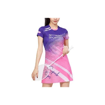 CORALIAN Short Sleeved Dress Women's Pink/Purple
