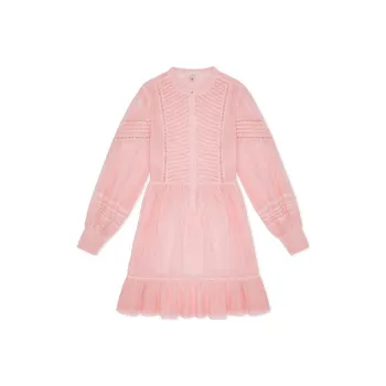 GUESS Long-Sleeved Dresses Women's Pink