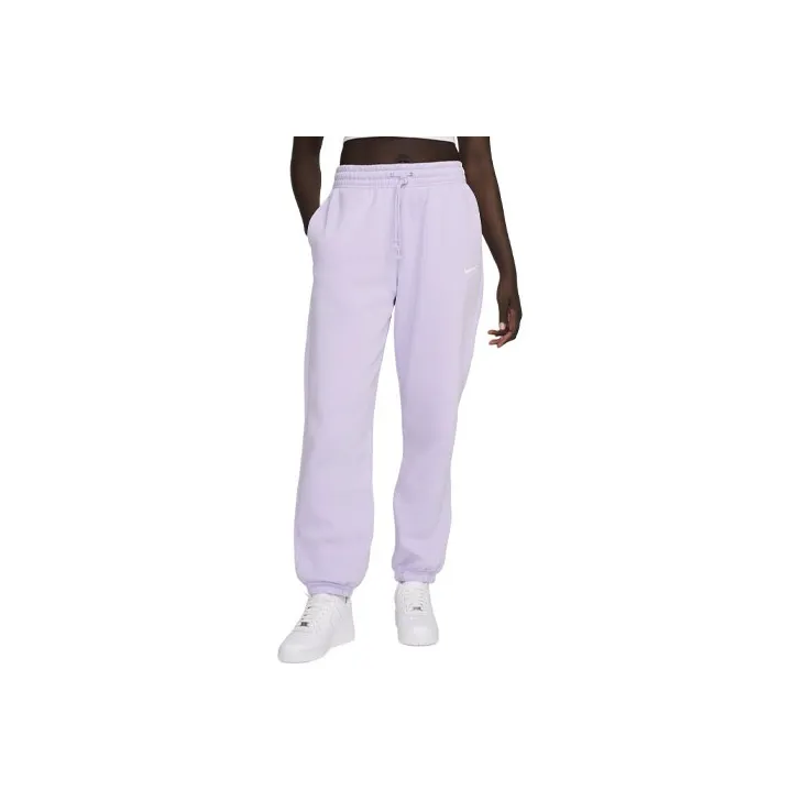 Nike Sportswear Phoenix Fleece Knitted Sports Pants Women's Purple Mist-0