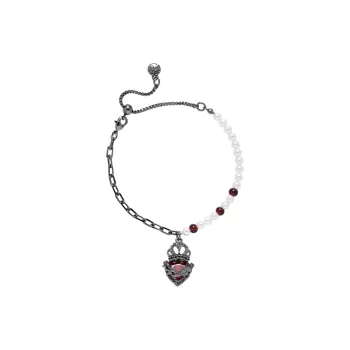 KING OF BLING Alloy, Zircon, Faux Pearl Bracelets Women's