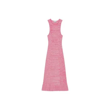 GANNI Knitted Midi Dress