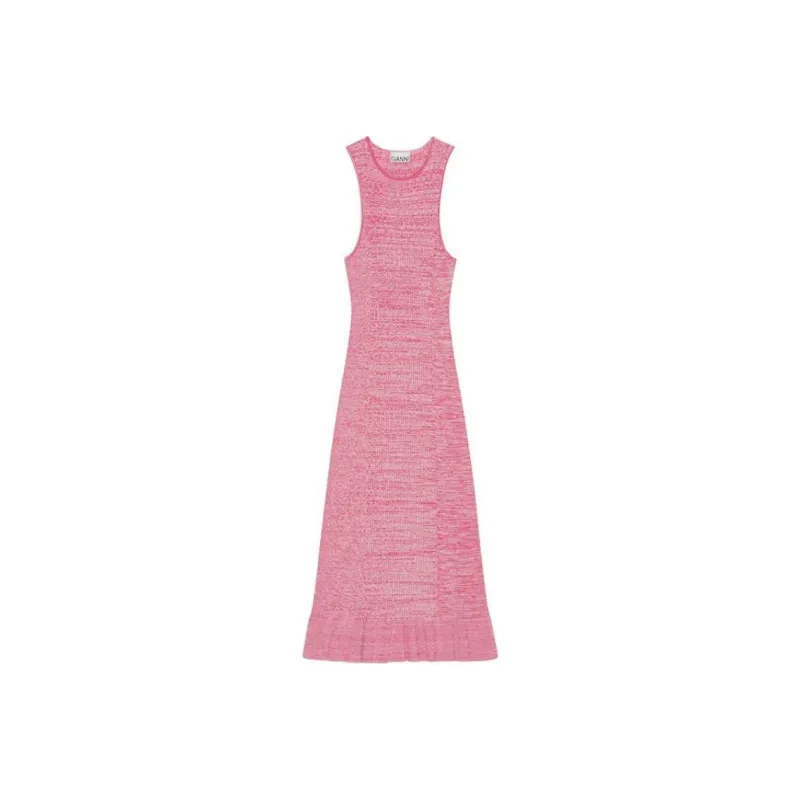GANNI Knitted Midi Dress-0