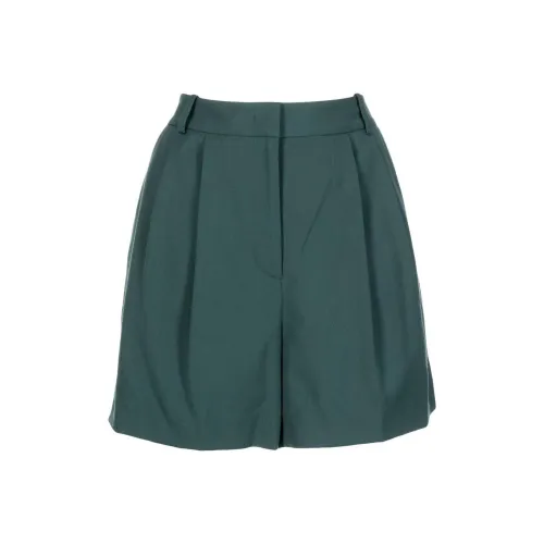 JUUN.J Concealed-front Fastening Pleated Shorts