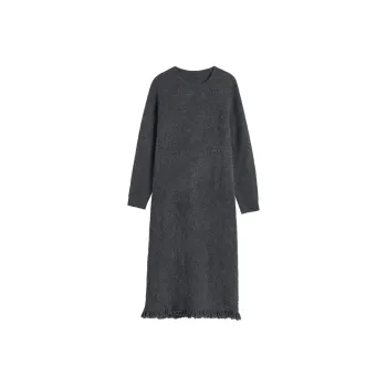 Olrain Long Sleeved Dresses Women's Dark Gray