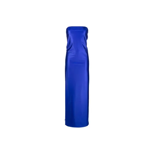 HERON PRESTON Carabiner Cut-out Strapless Dress