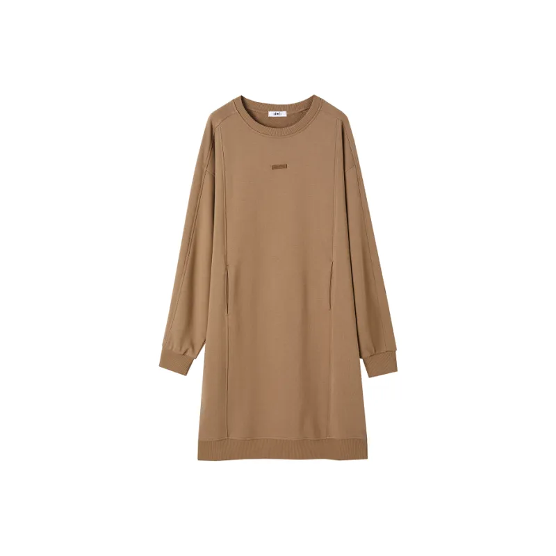 Demana Long Sleeved Dress Women's Gray Pea Green-5