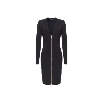 PINKO V neck Zip up Dress