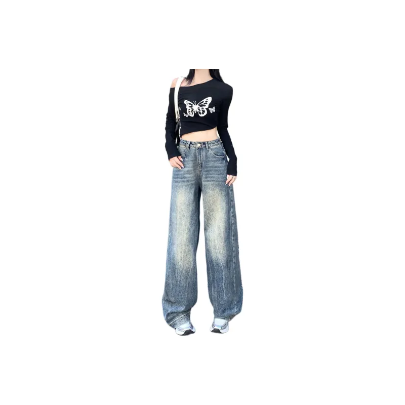 Wen Shan Jeans Women's Vintage Blue-0