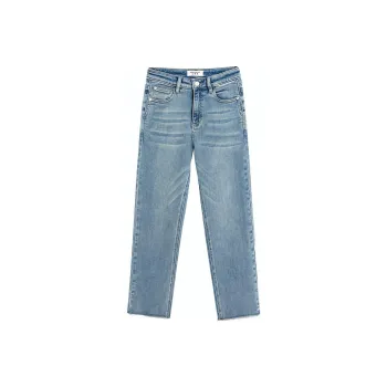 Famanxuan Jeans Women's Denim Blue