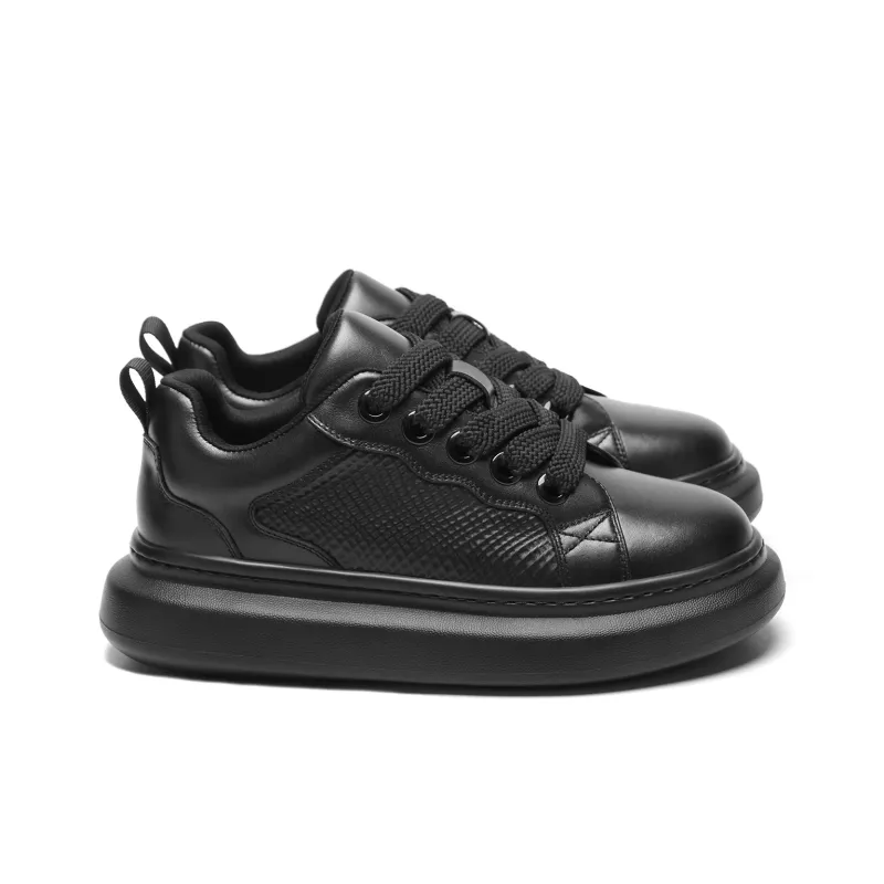 Meixi Breathable Height Increase Low Top Skateboard Shoes Men's-6