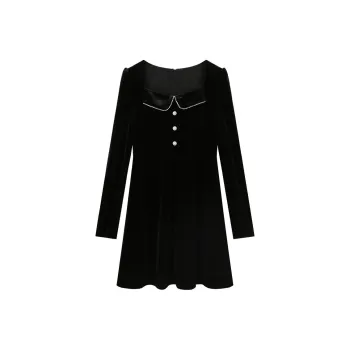 Migu Long Sleeved Dresses Women's Black