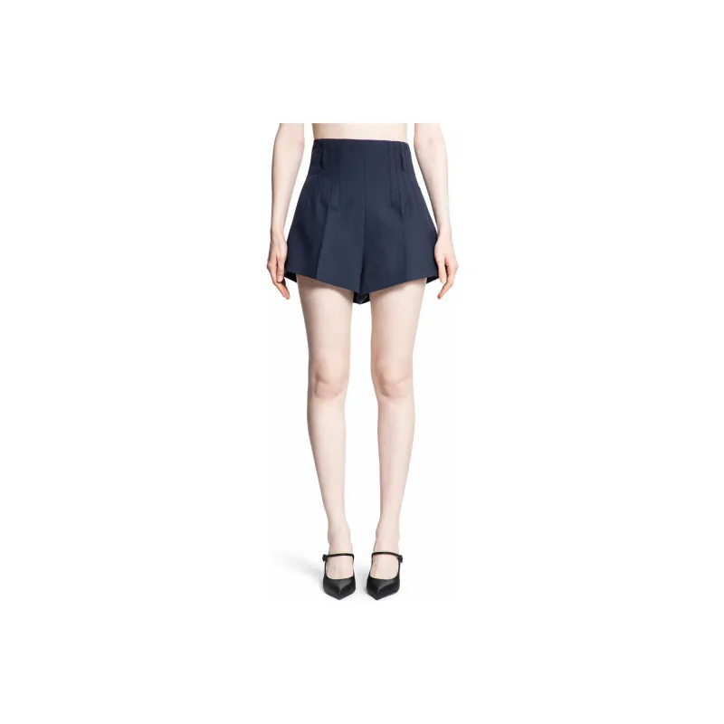 PRADA High Waist Flared Shorts-0