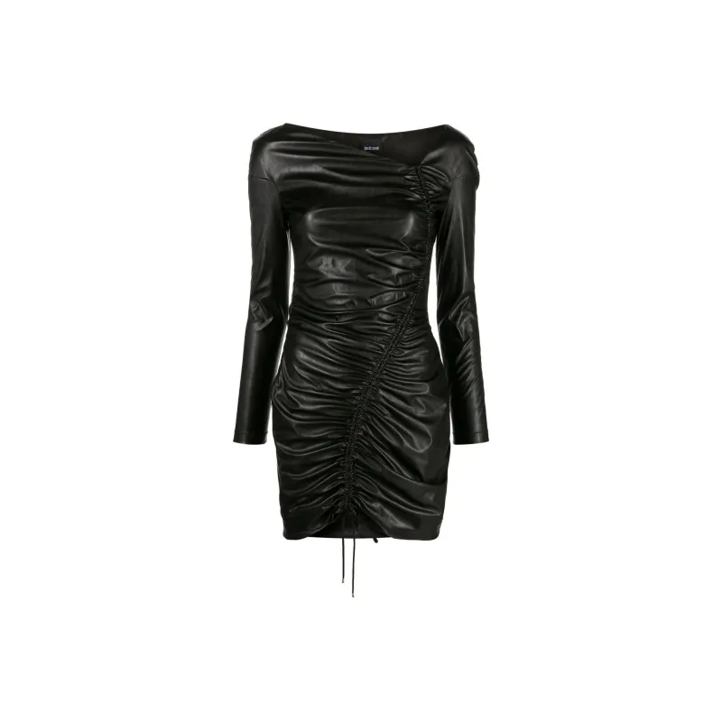 Just Cavalli Long-Sleeved Dresses Women's Black-0