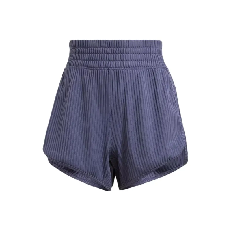 Adidas Free Shipping With AdiClub Pacer All Gym Seasonal Rib High-Rise Tonal 3-Stripes Shorts-0