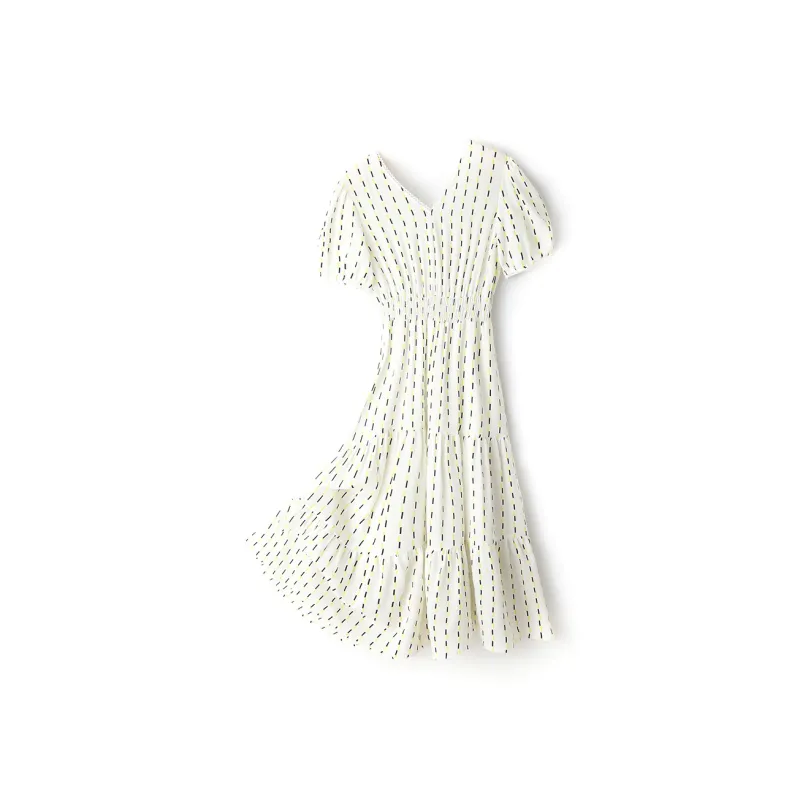 H YXIANG Short Sleeved Dresses Women's-0