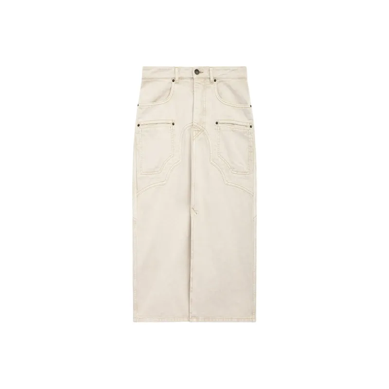 ISABEL MARANT Brit Denim Skirt-0