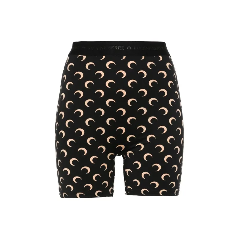 Marine Serre Regenerated Aom Jersey Cycle Shorts 'Inverse Tan'-0