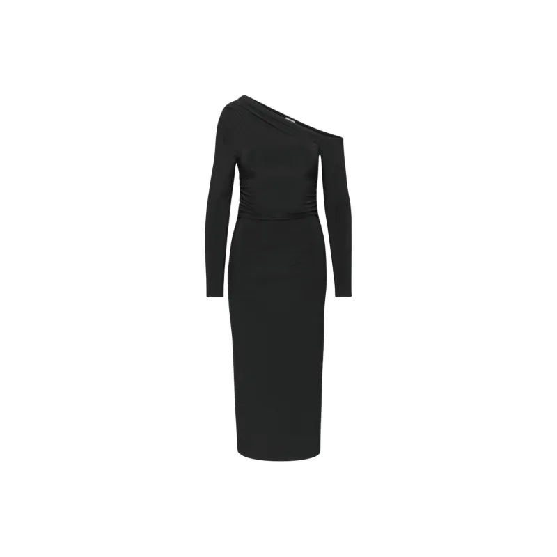 ARITZIA Wilfred Brielle Dress Long-Sleeved Dresses Women's BLACK/Black-0