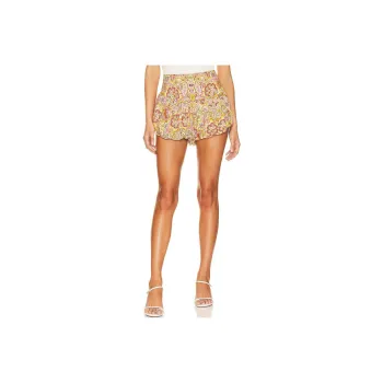 FREE PEOPLE SS24 Casual Shorts Women's Yellow
