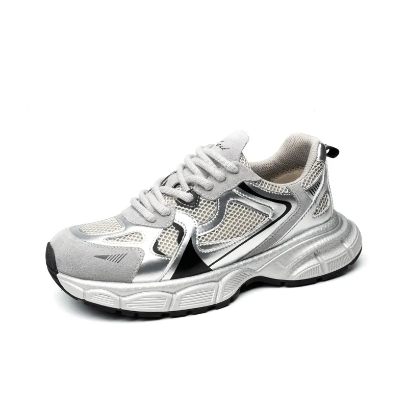 FED Breathable And Lightweight Low Top Chunky Sneakers Men's-1