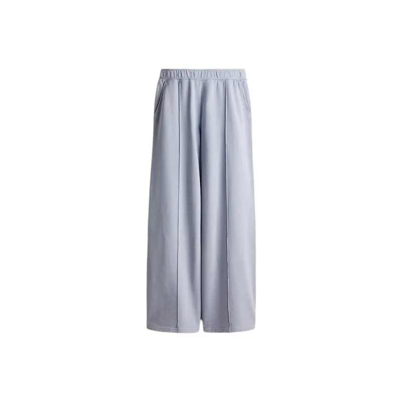 H&M Knitted Sports Pants Women's Blue-0