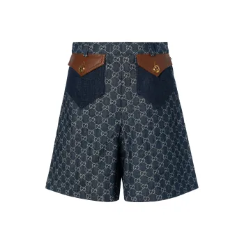 GUCCI Eco Washed Denim Shorts