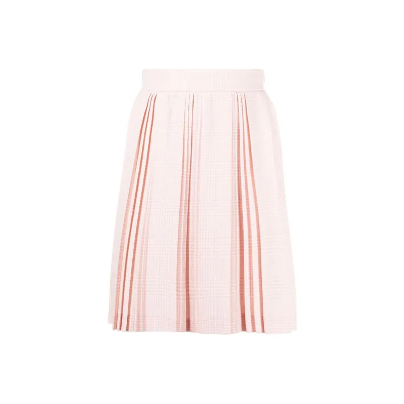 BALMAIN Casual Long Skirts Women's Pink-0