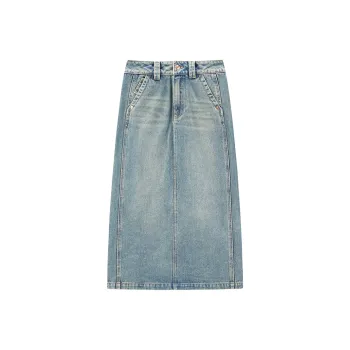 PEACEBIRD Denim Casual Dress Women's