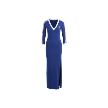 adidas originals Adicolor Classics 3 Stripes Maxi Dress Blue