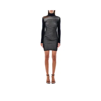 Jean Paul Gaultier The Short Bi Material Marinière Dress
