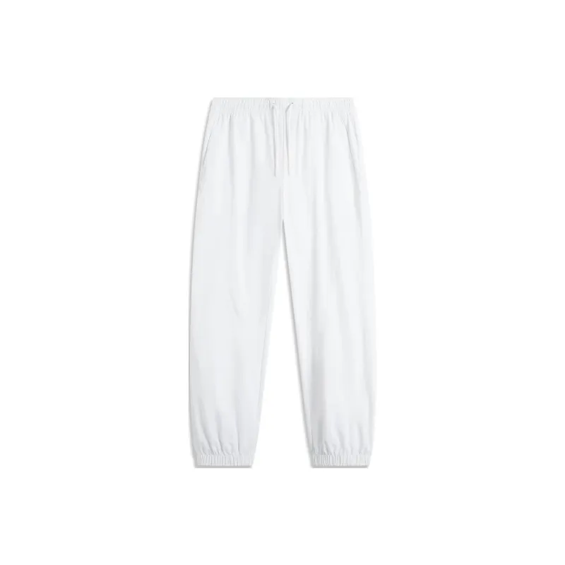 LiNing Sports Lifestyle Collection Sports Trendy Collection Knitted Sports Pants Women's Standard White-0