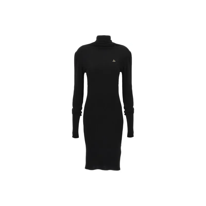 Vivienne Westwood Long Sleeved Dresses Women's Black-0