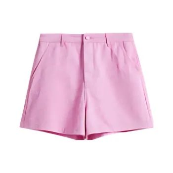 Hopeshow Casual Shorts Women's Fuchsia