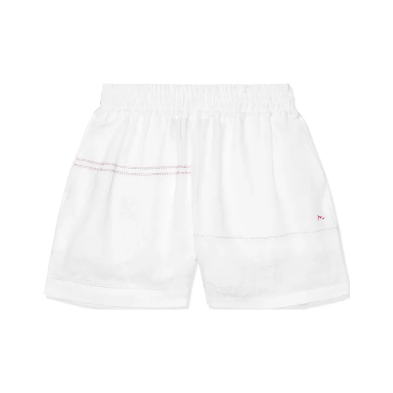 MARNI Elasticated Waistband Stripe Detailed Shorts-0