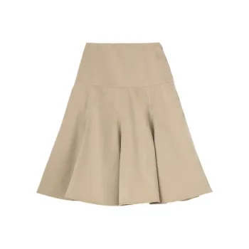 Yohji Yamamoto Casual Short Skirts Women's Khaki