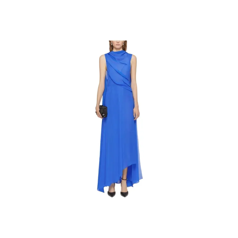 Givenchy Draped Silk Maxi Dress-0