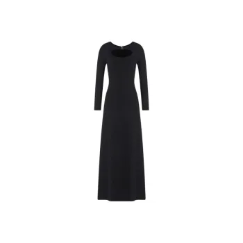 ARMANI EXCHANGEAE SS25 Long Sleeved Dress Women's Black